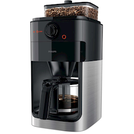 ყავის აპარატი Philips HD7767/00, 1000W, 1.2L, Coffee Machine, Black/Metalic